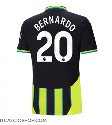 Manchester City Bernardo Silva #20 Seconda Maglia 2024-25 Manica Corta